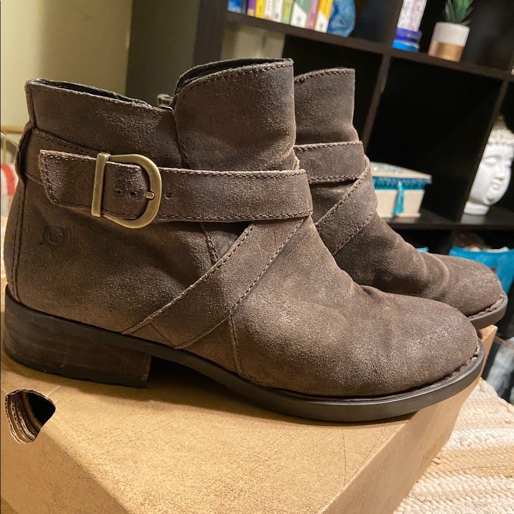 Born Brown Suede Boots